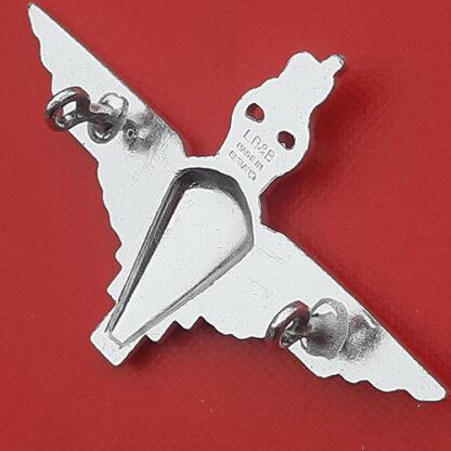 The Parachute Regiment - Silver Anodised ( Lugged Version) Cap Badge. - Image 2