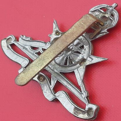The Royal Malta Artillery - King's Crown Bi Metal Cap Badge. - Image 2