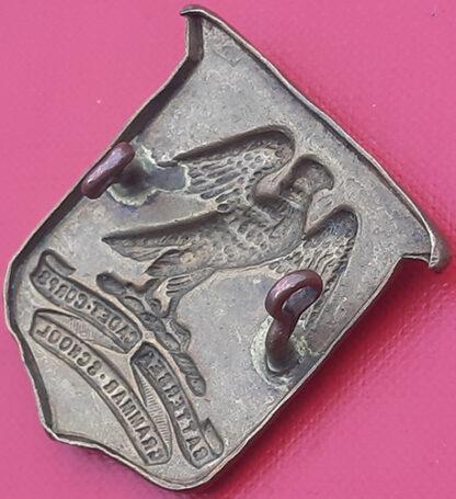 Battersea Grammar School C.C.F - Gilding Metal Cap Badge. - Image 2