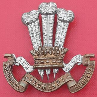 The Imperial Yeomanry Hospital - Bi Metal Cap Badge.