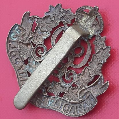 (Canada) The Canadian Military Police - King's Crown Gilding Metal Cap Badge. - Image 2