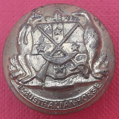 (Australia) Australian Horse (N.S.W) - 25mm Gilding Metal Button.