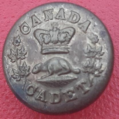 (Canada) Canada Cadets - Queen Victoria's Crown 16mm Gilding Metal Button.