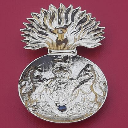 The Royal Scots Fusiliers - King's Crown Gold Anodised Cap Badge - Image 2