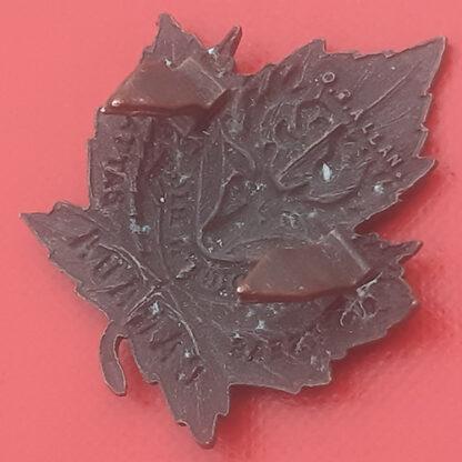 (Canada) 72nd Infantry Battalion (Seaforth Highlanders) - Gilding Metal Collar Badge. - Image 2