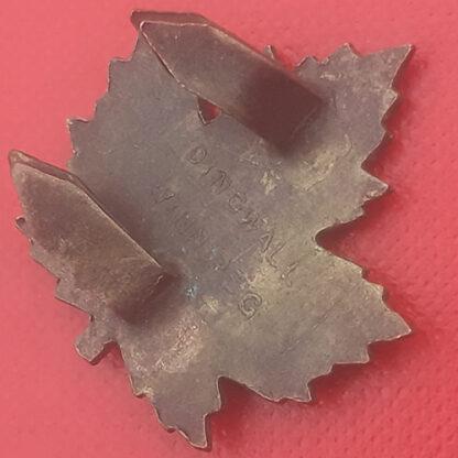 (Canada) 78th Infantry Battalion - King's Crown Gilding Metal Collar Badge. - Image 2