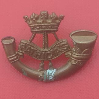 (Canada) Princess Patricia's Light Infantry - Gilding Metal Collar Badge.
