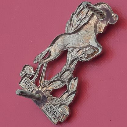 (South Africa) Regiment Bloemspruit - Gilding Metal Cap Badge. - Image 2