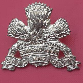 (South Africa) South African Special Service Battalion - Gilding Metal Cap Badge.