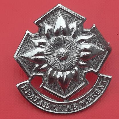 (South Africa) South African Women's College - Chromed Cap Badge.