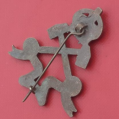 (India) Royal Sikh Pioneers - Gilding Metal Cap Badge. - Image 2