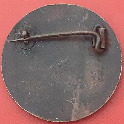 (India) Overseas Service - King's Crown Pin Back Badge. - Image 2