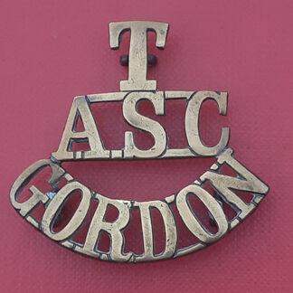 Army Service Corps Territorials 3rd (Gordon) Brigade Company - Gilding Metal Shoulder Title.