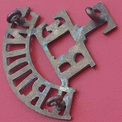 Royal Engineers North Riding Territorials - Gilding Metal Shoulder Title. - Image 2