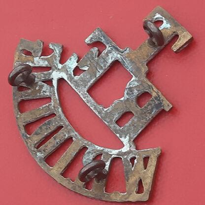 Royal Engineers West Riding Territorials - Gilding Metal Shoulder Title. - Image 2