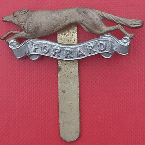 The East Riding Yeomanry - Bi Metal Cap Badge.