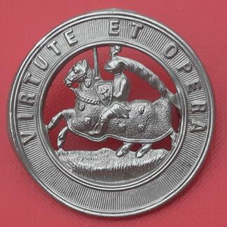 6th Fifeshire Volunteer Battalion ( The Black Watch) - White Metal Cap Badge.