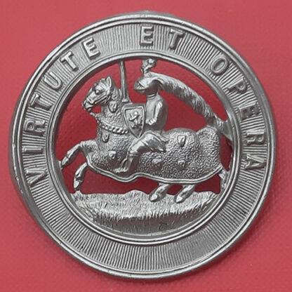 6th Fifeshire Volunteer Battalion ( The Black Watch) - White Metal Cap Badge.