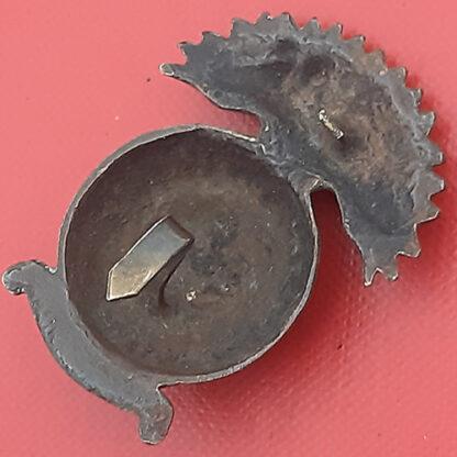 4th/5th/6th Northumberland Fusiliers - Officer's Service Dress Bronzed Cap Badge. - Image 2