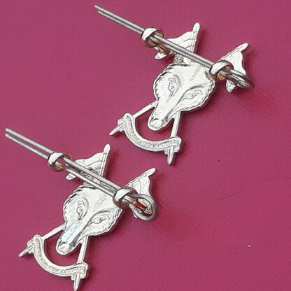 The Scottish & North Irish Horse Yeomanry - Bi Metal Collar Badges. - Image 2