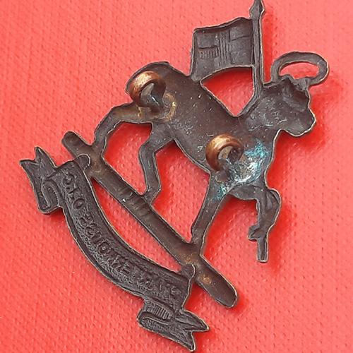 Charterhouse School O.T.C - Bronzed Collar Badge. - Image 2
