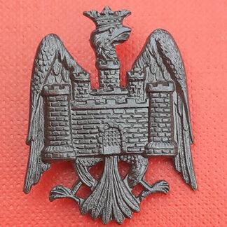 The Bedfordshire Yeomanry - Bronzed Officer's Serice Dress Collar Badge.