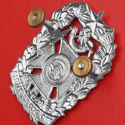 (South Africa) The Witwatersrand Rifles - White Metal Cap Badge. - Image 2