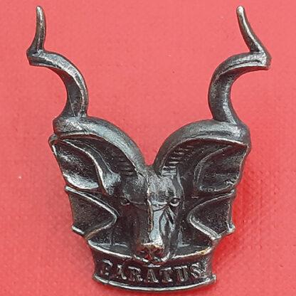 (South Africa) South West African Area Force- White Metal Cap Badge.