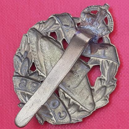 The Tank Corps - King's Crown Gilding Metal Cap Badge. - Image 2