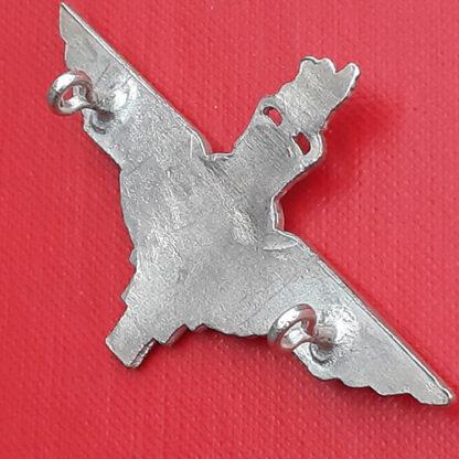 The Parachute Regiment -  Queen's Crown White Metal Cap Badge. - Image 2