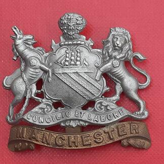The Manchester Regiment - Bi Metal (Lambourne) Cap Badge.