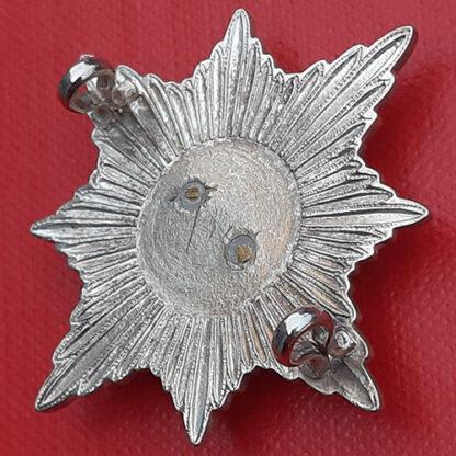 The Royal Dragoon Guards - Officer's Silver, Gilt & Enamel Cap Badge. - Image 2