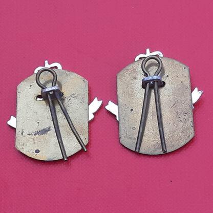 The Royal Military Police - Gold Anodised Collar Badges. - Image 2