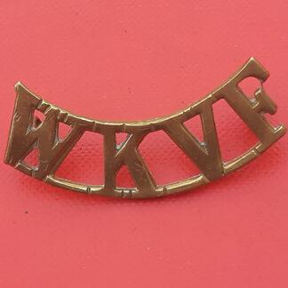 West Kent Volunteers Fencibles - Gilding Metal Shoulder Title.