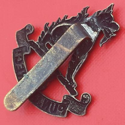 (India) 8th Punjab Regiment - Blackened Brass Cap Badge. - Image 2