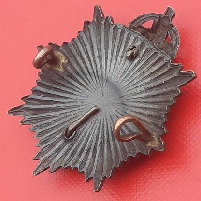 The Army Service Corps - Officer's Bronzed & White Metal Cap Badge. - Image 2