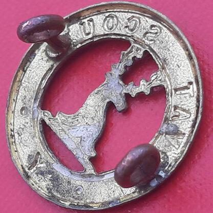 The Lovat Scouts - Small Size Gilding Metal Cap Badge. - Image 2