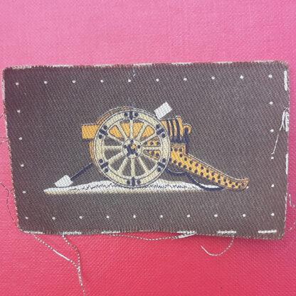 Royal Artillery - WW2 Printed Cloth Trade Badge.