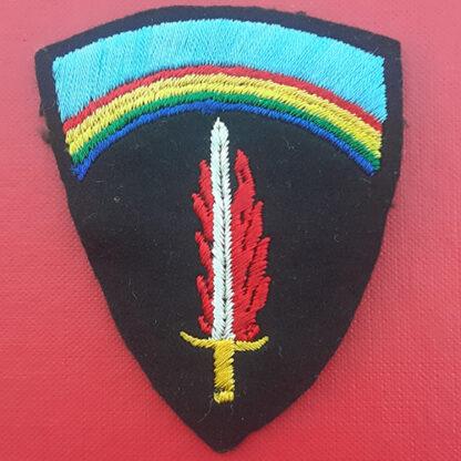 Supreme Headquarters Allied Expeditionary Force (S.H.A.E.F) - Woven Cloth Badge.