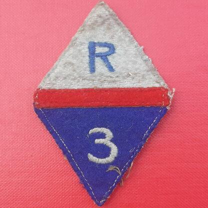 21st (Eltham) Battalion R Sector 3rd Bn County Of London Home Guard - WW2 Woven Cloth Badge.