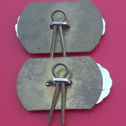 4th Battalion The Royal Anglian Regiment - Gold & Silver Anodised Collar Badges. - Image 2