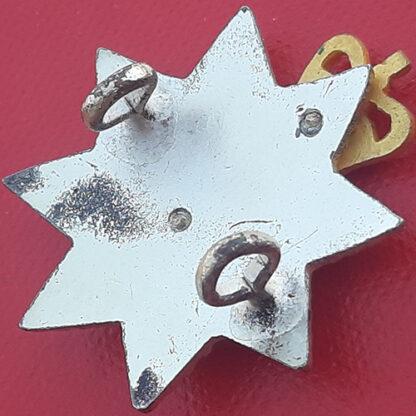 The Queen's Regiment ( West Surrey) - Queen's Crown Officer's Silver & Gilt Collar Badge. - Image 2