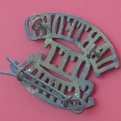Dartford School O.T.C - Gilding Metal Shoulder Title. - Image 2