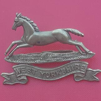 The West Yorkshire Regiment - Officer's Service Dress Cap Badge.