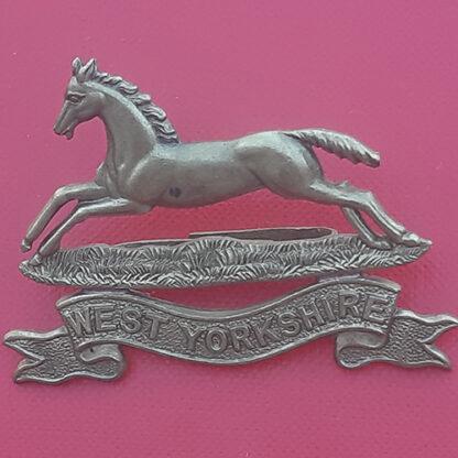 The West Yorkshire Regiment - Officer's Service Dress Cap Badge.