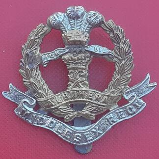 The Middlesex Regiment - Bi Metal Cap Badge.