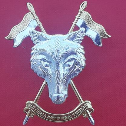The Scottish & North Irish Horse Yeomanry - Bi Metal Piper's Badge.