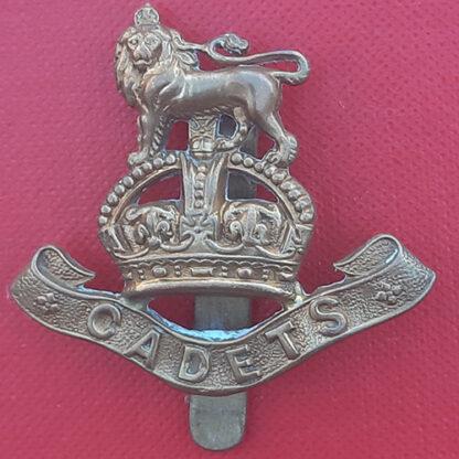The Imperial Yeomanry Cadets - King's Crown Gilding Metal Cap Badge.