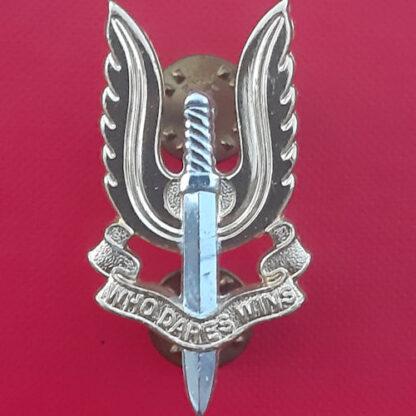 (Australia) Special Air Service (S.A.S.R) - Gold & Silver Anodised Cap Badge.
