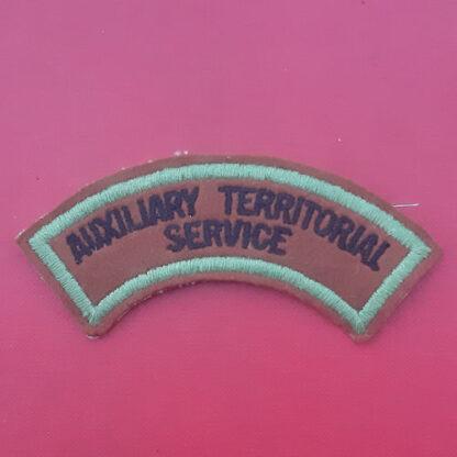 Auxiliary Territorial Service - 2nd Pattern Cloth Shoulder Title.